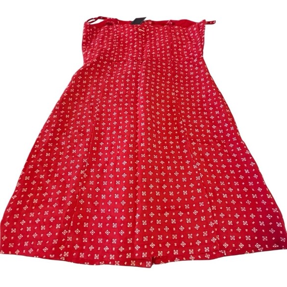 NEW VOLCOM SALT AND SUN RED BUTTON FRONT SPAGHETTI STRAP DRESS WOMANS XSMALL - Picture 4 of 16